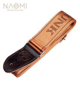 NAOMI Guitar Strap Adjustable Strap Belt For Acoustic Electric Guitar Bass Guitar Parts Accessories Coffee Color New2661808