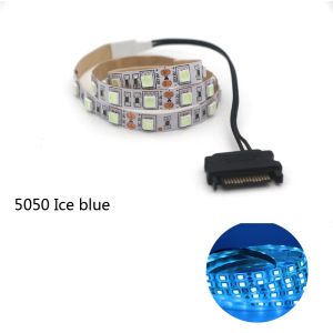 12 В интерфейс SATA PC Case Led Strip Lamp Lames Computer Light Plant для 5 В фонового компьютера CAPECT CACE PC Game Light DIY 1/2/3M