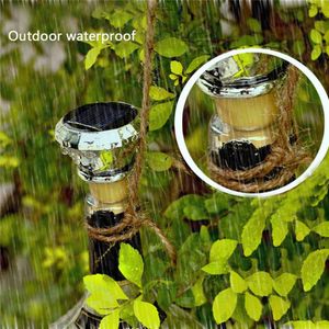 Solar Wine Bottle Cork Light Diamond 2M 20 LED Copper Wire Outdoor Waterproof Fairy String Lights for Garden Wedding Patio Decor
