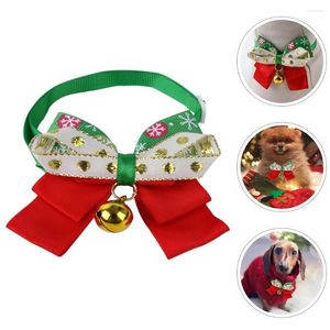 Colarinhos de cachorro colarinho ajustável de gato adorável decoração de animais de estimação Bell Bell Kitten Neck com filhote fofo para portátil