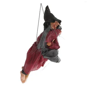 Party Decoration Voice- Activated Induction Witch Halloween Outdoor Decorations Decor Scary Horror Design