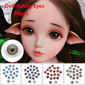 20Pcs 4 Sizes Mix Color Plastic Doll Safety Eyes For Funny Animal Toy Puppet Making Dinosaur Eyeball DIY Craft Gift Accessories