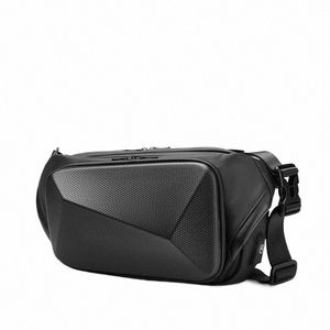 fi High Quality Men's Chest Bag Outdoor Multifunctial Waterproof Hard Shell One Shoulder Crossbody Backpack Leisure Sport N0Sc#