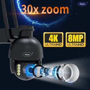 8MP 4K WiFi aparat na zewnątrz domowy aparat IP 30x Zoom Szybka patelnia kamera P2P CCTV Security Monitor wideo