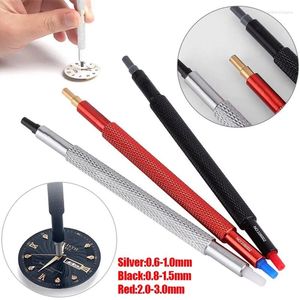 Uhr Reparatur Kits 3 stücke Hand Presser Pin Nadel Halter Gummi Kopf Werkzeug Für Uhrmacher Presser Pusher Fitting Kit