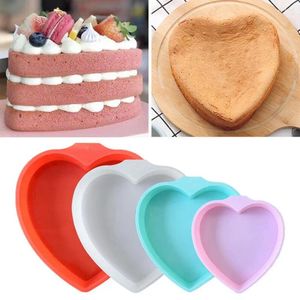 Stampi da forno Stampo in silicone Stampi a forma di cuore per dolci fatti in casa Set di 3 strumenti antiaderenti Mousse al cioccolato Dolcetti fai da te