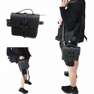 2020 New Hip Hop de alta qualidade Metal Butt Backpack Functial Tactical ALYX Bag Couro Crossbody ALYX Bag Homens Mulheres 17Nr #