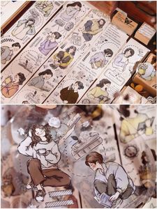1 Loop Brand Original Scrapbooking Washi / Pet Tapes Exempel Character Flowers Diary Adhesive Sticker Journal Art Supply