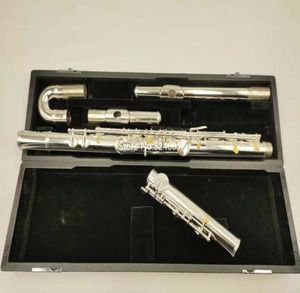 Helt nya Muramatsu Alto Flute G TUNE 16 Stängda hålnycklar Sliver Plated Professional Musical Instrument med Case 5412448