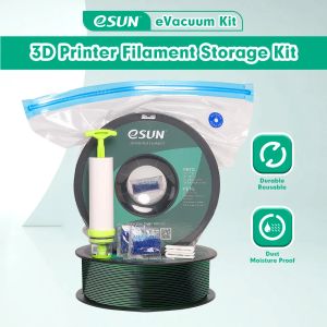 Esun Storage Bag Kit 3D utskrift Silk PLA PETG TPU Filament Försluten vakuum Håll torr Undvik fukt för 3D -skrivarspolar