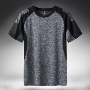 Herren-T-Shirts, schnell trocknendes Sport-T-Shirt für Herren, 2024, kurzärmelig, Sommer, lässig, Plus-Asiatische Größe 5XL 6XL 7XL, Top-T-Shirt J240330