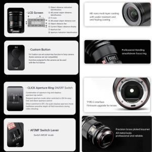 Viltrox 16mm 24mm 35mm 50mm 85mm F1.8 Sony E Lens Full Frame Auto Focus Large Aperture Ultra Wide Angle sony eマウントカメラレンズ