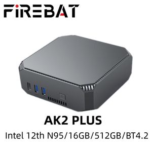 Firebat AK2 Pro Plus Mini PC Gamer Intel N100 N95 N5105 CPU Windows 11 Mini PC Gaming DDR4 16 GB RAM 512GB SSD NVME M2 WIFI5 BT4.