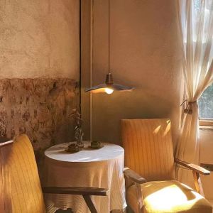 Vintage Wabi Sabi Wind E27 LED PENENTE LUZES Restaurante Bar Cafe Lustre de Candidato à Decoração da Decoração da Casa Lâmpada de cabeceira de cabeceira