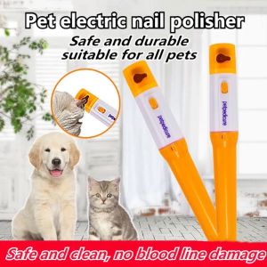 Pet Nail Clipper Polisher Electric Claw Shapener Cat Dog Finger Paws Automatisk slipning av trimning Grooming Tools Pet Supplies