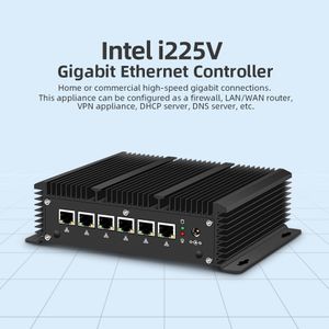 XCY MINI PC Intel Core i7-10610U i5-10210U Processor 6x Gigabit LAN PORTS Support WiFi 4G LTE Firewall VPN Router