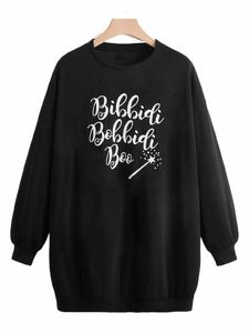 Finjani Kadınlar Artı Beden Sweatshirt Noel Baskı Termal Linli Sweatshirt Sonbahar Yeni A2WF#