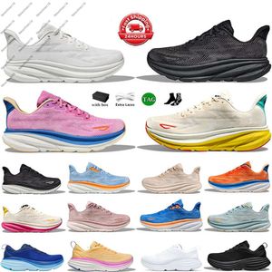 Frete grátis Bondi Clifton 9 Cliftons Sapatos Casuais Harbor Mist Preto Branco Carbono X 2 Pessoas Livres Designer Atlético Bondis 8 Mens Mulheres Treinadores Esportes Sapatilhas