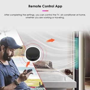 Tuya Smart WiFi IRリモートコントロールTV DVD aud ac Voice Works for Alexa Google Home用Univeral Infrared DIYリモコン