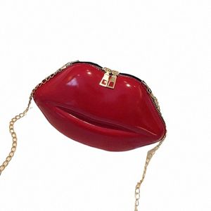 bags for Women 2022 Lip Menger Bag Tote Bag Solid Zip Shoulder Bags Menger Bag Phe Coin Clutch Bolsas Feminina Saco r2gI#