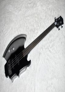 Заводская изготовленная на заказ необычная электрическая бас-гитара Axe для левой руки с 4 струнами, гриф из палисандра, хромированная фурнитура, высокое качество, может быть 8360247