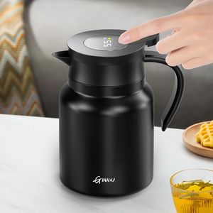 Gianxi 1000 ml keramisk foder tekanna för te hushållsfiltrera kaffekanna med handtag kallt vatten vattenkokare kaffe och te tabell 240315