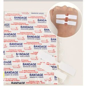 20pcs/conjunto de encerramento de feridas Plays de pele de gesso Mini banda de banda Ajuda para falhas médicas de primeiros socorros curativos de vestir bandagens adesivas