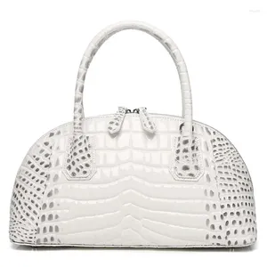 Hobo Women's Handbag Women Genuine Leather Bag Crocodile Skin Bags Luxury 2024