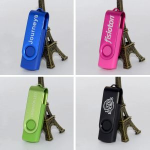 50pcs/lote de logotipo personalizado 2.0 unidade flash USB USB 4GB 8GB 32GB 64GB 128 GB Pendrive Phondrive Gream