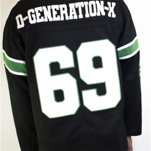 24S 3740New Ankomst D-generation X Hockey Jersey Sports Meet Movies Hockey Collection broderad