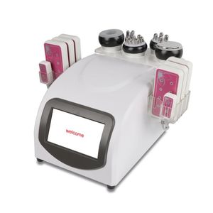 Macchina dimagrante Tracciamento automatico della frequenza 40K Cavitazione ultrasonica 6 in 1 Rf Dimagrante Vuoto Ultrasuoni Pressoterapia Liposuzione Bellezza Mach