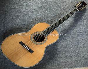 39Inch Solid Red Pine Top Acoustic Guitar Rosewood Sides and Back Ebony Fingleboard Classical Head4638681