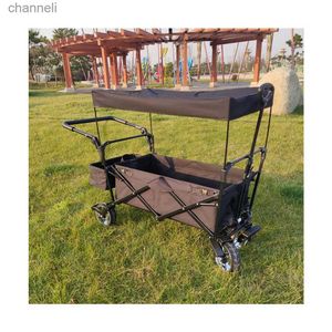 Camp Furniture High Quality OEM Supplier Collapsible Folding Trolley Kids Wagon Carts Outdoor Camping Folding Wagon For Kids YQ240330