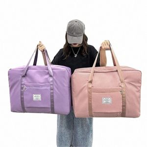 large Capacity Folding Travel Bags Waterproof Lage Tote Handbag Travel Duffle Bag Gym Yoga Storage Shoulder Bag For Women Men Z0pw#