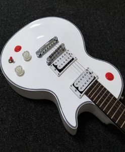 Ultimate Shredder Arcade Button Killswitch Buckethead Signature Alpine White Electric Guitar Rosewood Fingerboard No Inlays 24 Jum7457749