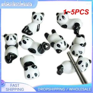 Chopsticks 1-5PCS Chinese Chopstick Panda Rest Creative Cute Ceramic Mat 8 Kinds Of Shape Kitchen Supplies