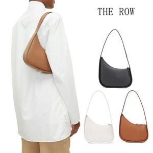 The Row Womens Half Moon Achselhöhlen -Designer -Tasche hochwertige Mode Luxurys Handtasche Herren Clutch Tote Umhängetasche Leder Pochette Crossbody TELTE Sogar Unterarmtaschen