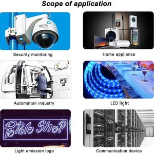 Alimentatore a commutazione DC 5V 12V 24V 36V 48V 60W 240W 600W Trasformatore di luce AC 100-240V Adattatore sorgente SMPS per strisce LED CCTV