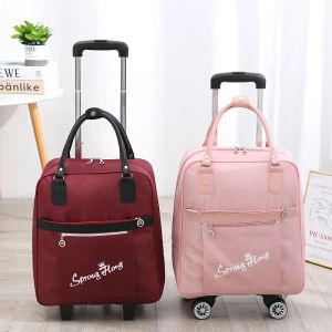 Trolley Luggage Bag Men and Women Travel Bag Student Backpack Convenient Boarding Bag Universal Wheel