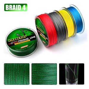 4 Strands 100M Super Strong Braided Wire Fishing Line 6-100LB 0.4-10.0 PE Material Multifilament Carp Fishing For Fish Rope Cord