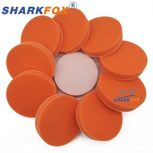 Sharkfox 5"(125mm)6"(150mm)Car Polishing Pads Sponge Polishing Buffing Waxing Pad Kit Tool For Car Polisher Buffer Auto Care Set