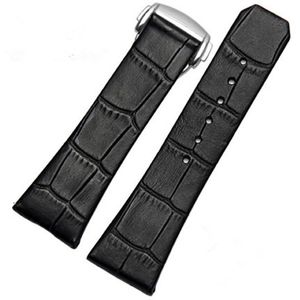 Cinturino per orologio in vera pelle per cinturino da polso serie Omega CONSTELLATION da 23 mm con chiusura in argento258H