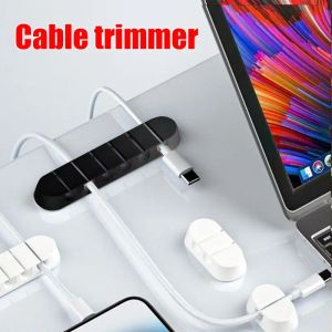Cable Mount Clips Organizer For Office Desk Mobile Phone Charging Cables Holder Management Ties Fixer Holder Wire Organizer