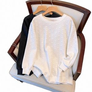 175 kg damski popiersia damska 170 Spring Autumn Loose Okoła szyja Miłość Jacquard Sweater Knit 6xl 7xl 8xl 9xl10xl 11xl A2HK#