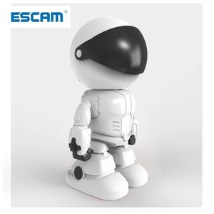 Escam 1080p روبوت IP كاميرا منزلية الأمان WiFi الكاميرا الليلية رؤية الطفل CCTV كاميرا روبوت تتبع ذكي YCC365App- كاميرا الأمن المنزلي الذكي