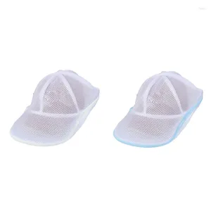 Worki do prania proste czapka baseballowa czapka czyszczona torba pralka MESH 2PCS