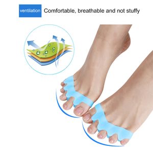 Toe Straighteners Gel Toe Separators Correctors For Dancers Yogis Athletes Treatment Adjuster Feet Pads Stretchers Care Tools