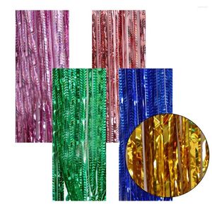Party Decoration Tassel Curtain Festive Self-adhesive Rain Tinsel Fringe Streamers For Wedding Graduation