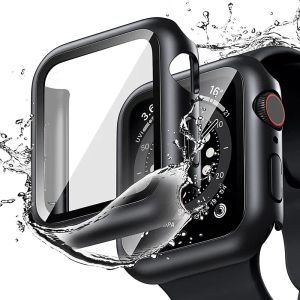 Case For Apple Watch Band 44mm 40mm 42mm 38mm iWatch 8 7 6 SE 5 4 3 Screen Protector PC Bumper For Apple Watch Cover 45mm 41mm