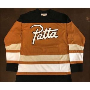 24S Personalize Rare Pattas Hockey Jersey Bordado Costurado ou personalizado qualquer nome ou número retro Jersey